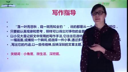 语文七上作文《一滴水里看世界，半瓣花上说人情-“以小见大”》