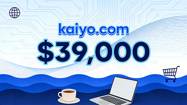 kaiyo.com以3.9万美元成交，短域名仍是市场硬通货