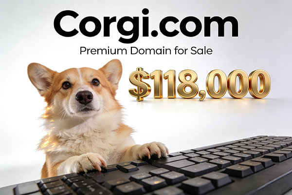 宠物域名 ：Corgi.com以$118,000美元的价格在Private平台完成交易！